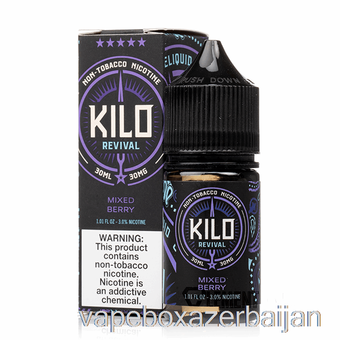 E-Juice Vape Mixed Berries - KILO Revival Salts - 30mL 30mg